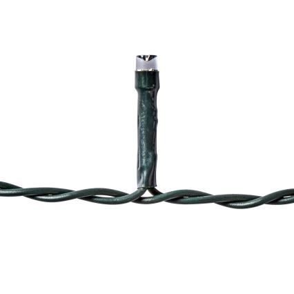 LED-Lichtervorhang für den Außenbereich, 180 LEDs / 7 Funktionen, 10,9 m, IP44, warmweiß