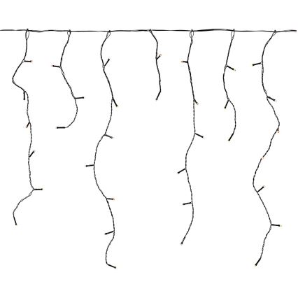 LED-Weihnachtsvorhang für den Außenbereich 180xLED/7 Funktionen 10,9m IP44 warmweiß