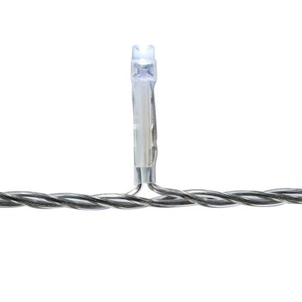 LED Außen-Weihnachtsvorhang 180xLED/7 Funktionen 10,9m IP44 kaltweiß