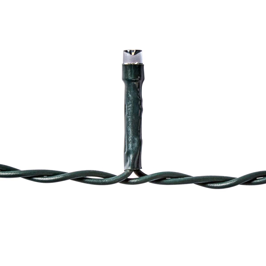 LED-Lichtervorhang für den Außenbereich, 360 LEDs / 7 Funktionen, 14 m, IP44, warmweiß