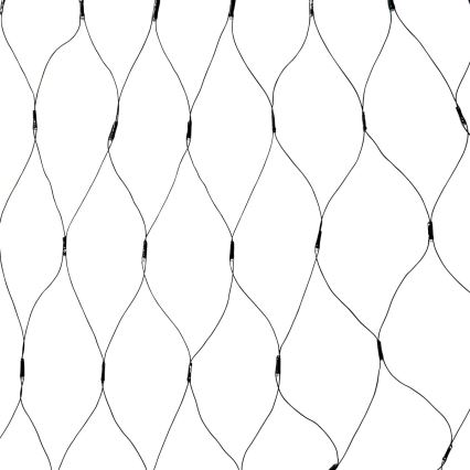 LED-Außen-Lichtervorhang, 160 LEDs, 7 Funktionen, 5 m, IP44, warmweiß