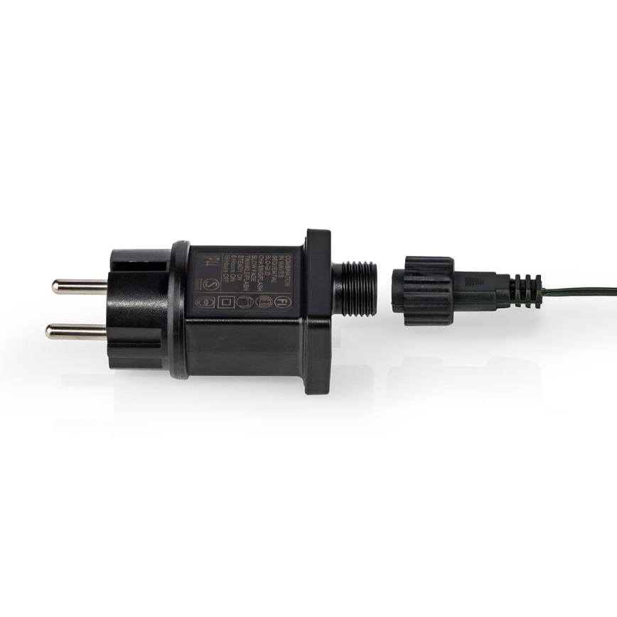 LED-Außen-Weihnachtslichterkette 720 LEDs / 7 Funktionen 57 m IP44 warmweiß