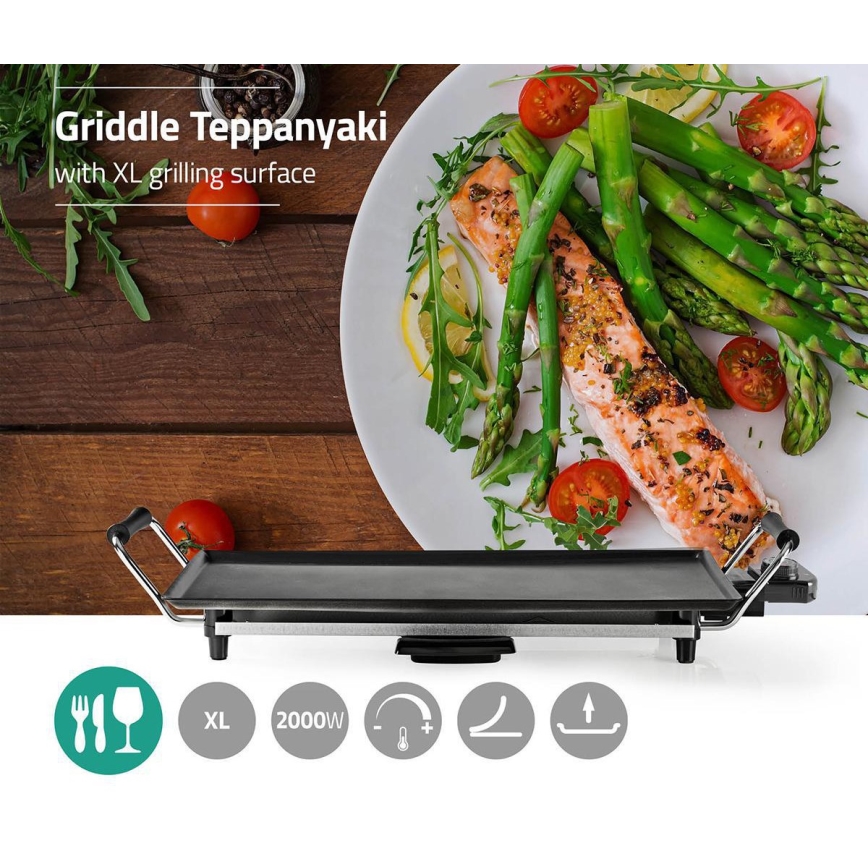 Tischgrill Teppanyaki 2000W/230V