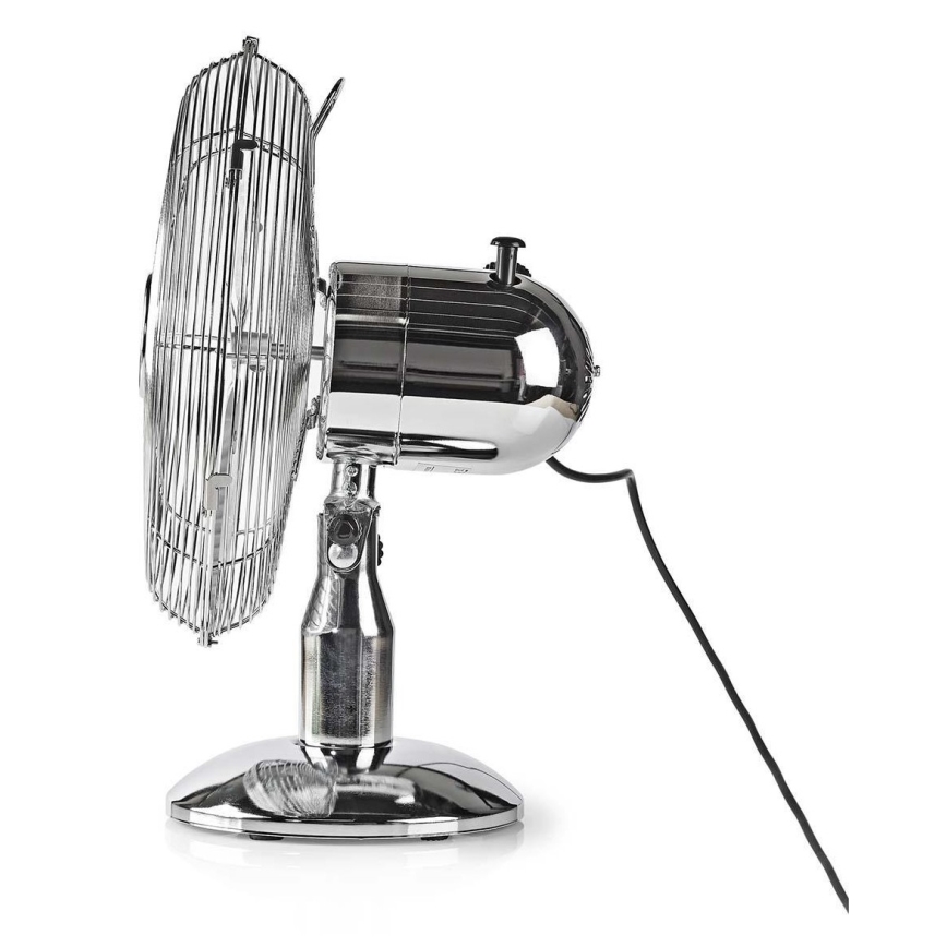 Tischventilator 35W/230V Chrom glänzendes Chrom