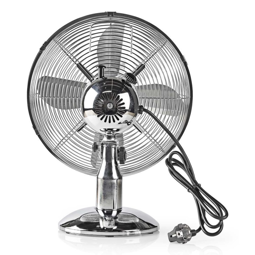 Tischventilator 35W/230V Chrom glänzendes Chrom