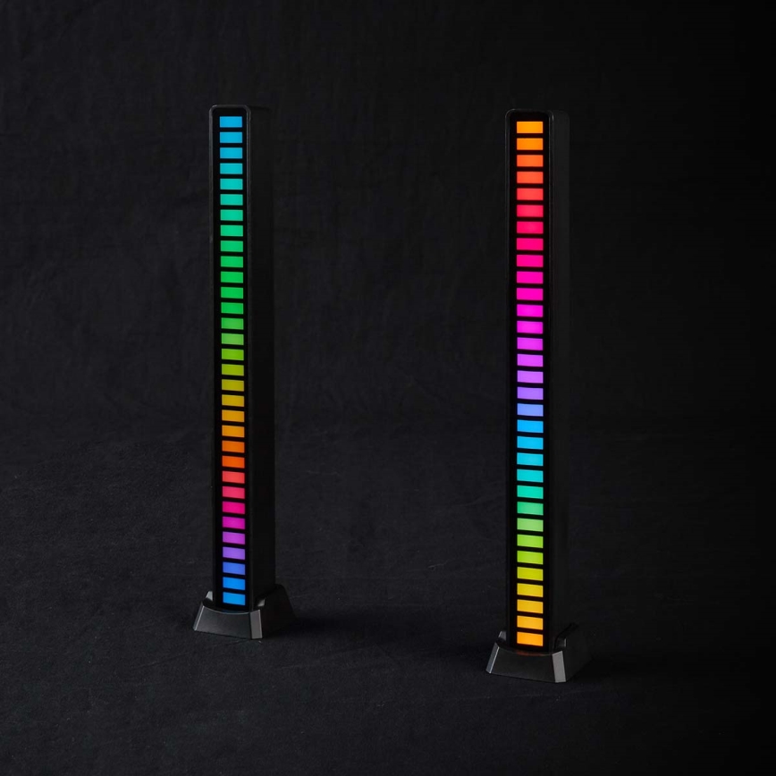 SET 2 x Wiederaufladbare LED-RGB-Tischleuchte LED/250 mAh