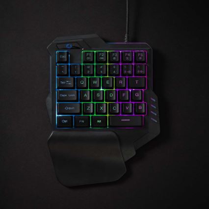 Einhand-Gaming-Tastatur LED RGB 5V