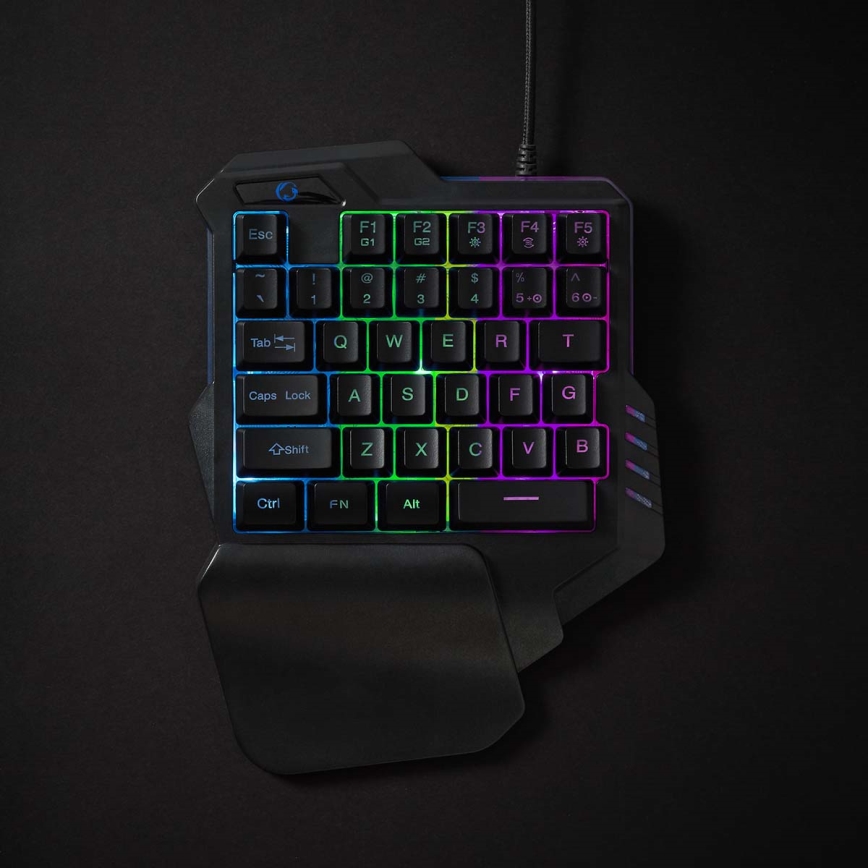 Einhand-Gaming-Tastatur LED RGB 5V