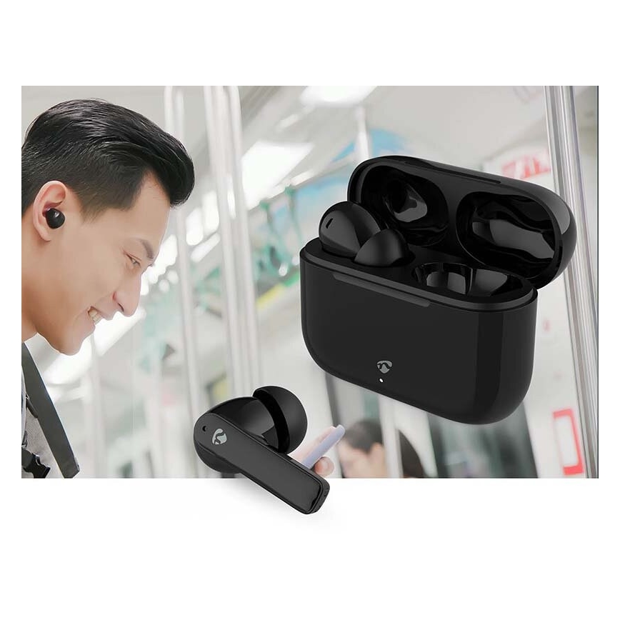 Kabellose Kopfhörer mit ENC IPX4 schwarz