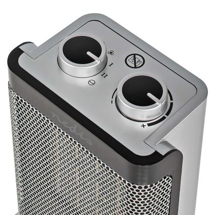 Ventilator mit Keramik-Heizelement 1000/1500W/230V silber