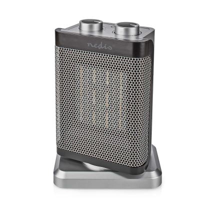 Ventilator mit Keramik-Heizelement 1000/1500W/230V silber