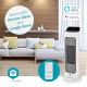 Ventilator mit Keramik-Heizelement Smartlife 400/2000W/230V Wi-Fi Tuya + Fernbedienung