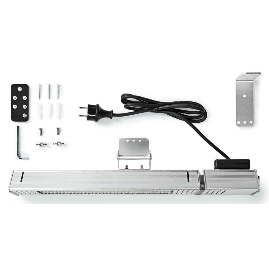 Außenheizung 100W/2000W/230V IP65 + Fernbedienung