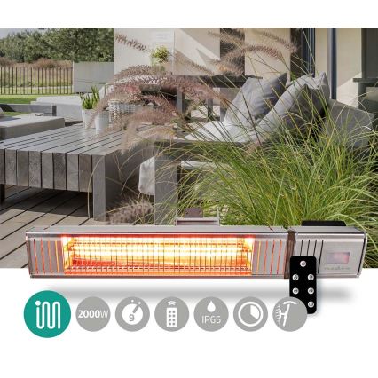 Outdoor-Heizelement 100W/2000W/230V IP65 + Fernbedienung