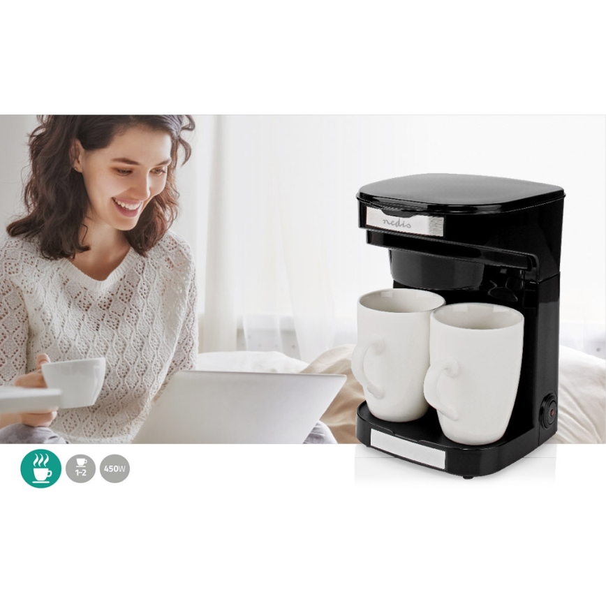 Kaffeemaschine für zwei Tassen 450W/230V 0,25 l