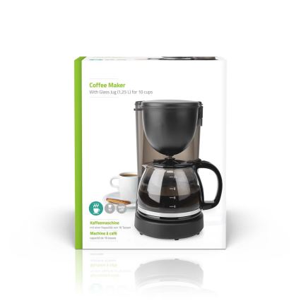 Filterkaffeemaschine 1,25 l mit Temperaturhaltefunktion