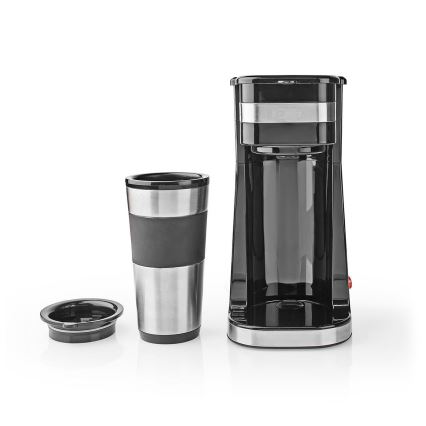 Einzeltassen-Kaffeemaschine 0,4 l mit Reisebecher