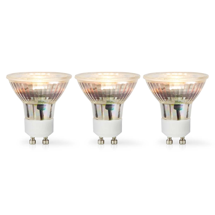 SET 3x LED-Leuchtmittel GU10/4,5W/230V 2700K