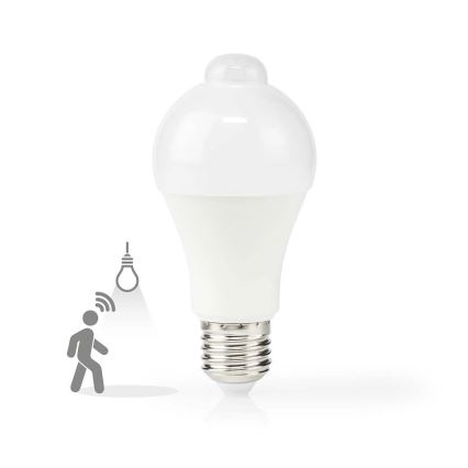 LED-Glühbirne mit Bewegungs- und Dämmerungssensor A60 E27/4,9W/230V 3000K