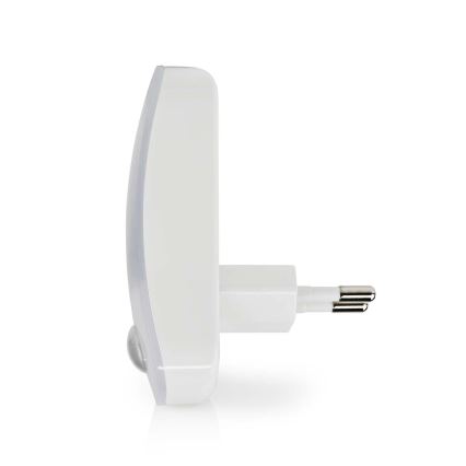 Steckdosen-Orientierungsleuchte mit Bewegungs- und Dämmerungssensor LED/0,55W/230V weiß