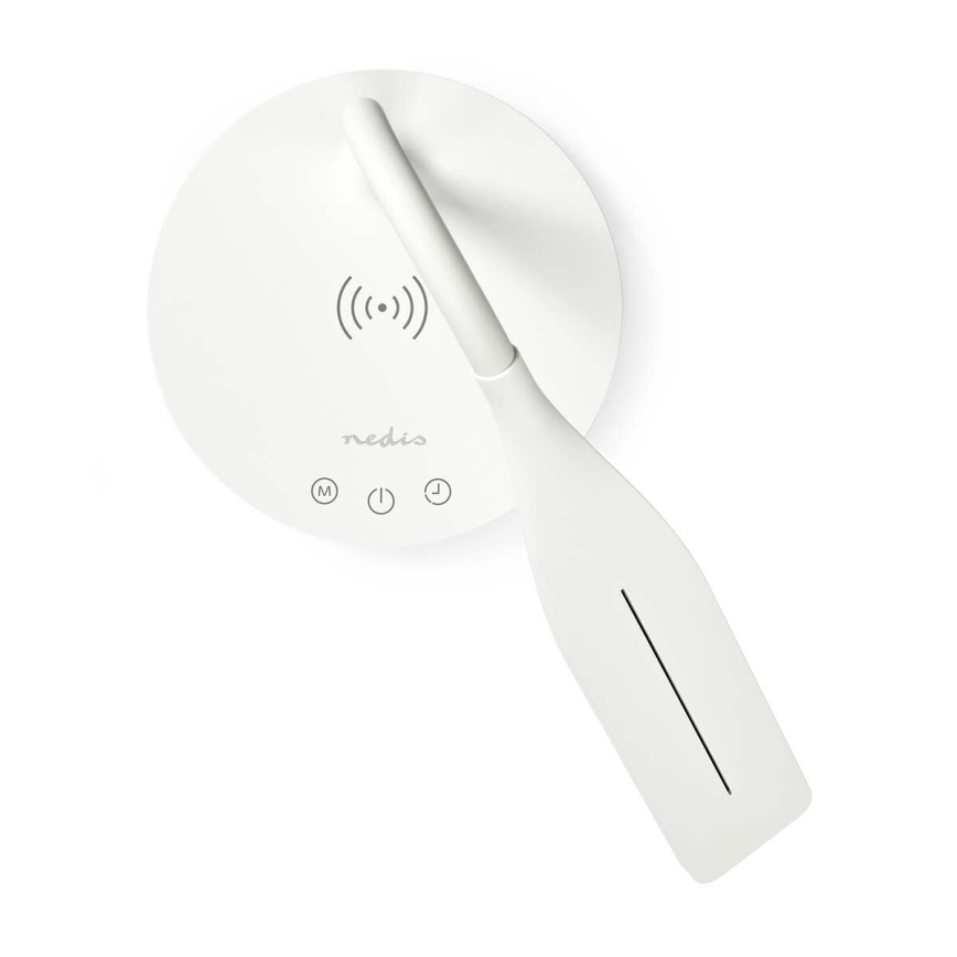 Dimmbare flexible LED-Tischleuchte mit Touch-Funktion 15W kabellose Aufladung Qi LED/5,5W/230V 2700-6500K weiß
