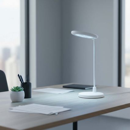 LED-dimmbare, wiederaufladbare Touch-Lampe mit Spiegel LED/6W/1200 mAh 3000/4000/5700K CRI 90 weiß