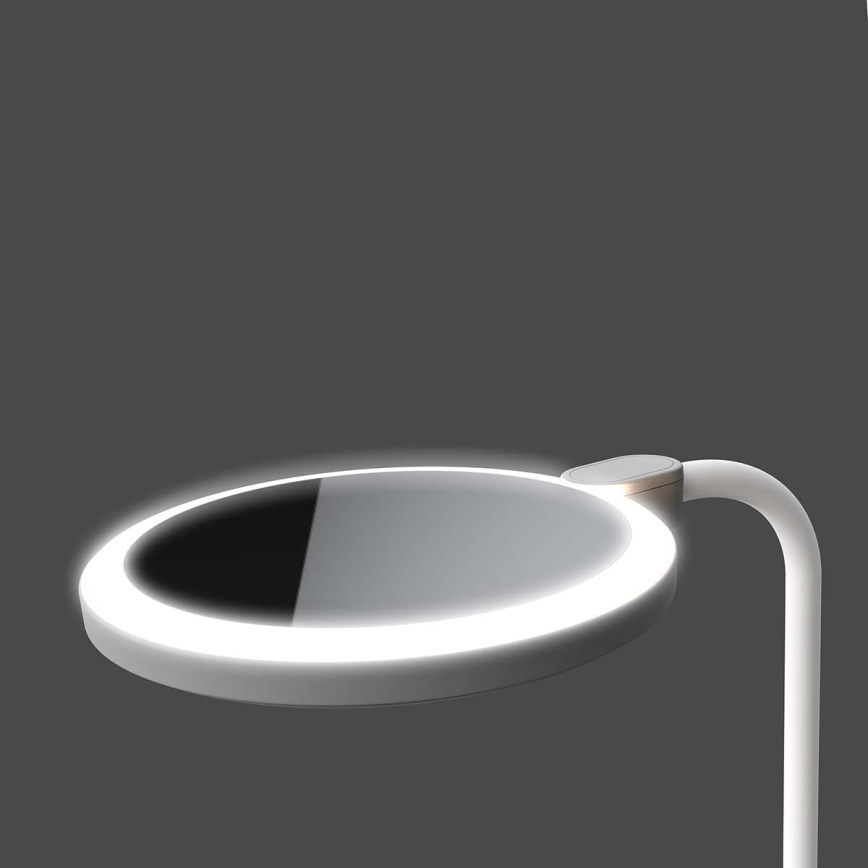 LED-dimmbare, wiederaufladbare Touch-Lampe mit Spiegel LED/6W/1200 mAh 3000/4000/5700K CRI 90 weiß