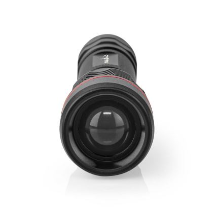 Dimmbare, wiederaufladbare Aluminium-LED-Taschenlampe LED/10W/5V 2200 mAh IPX7 schwarz