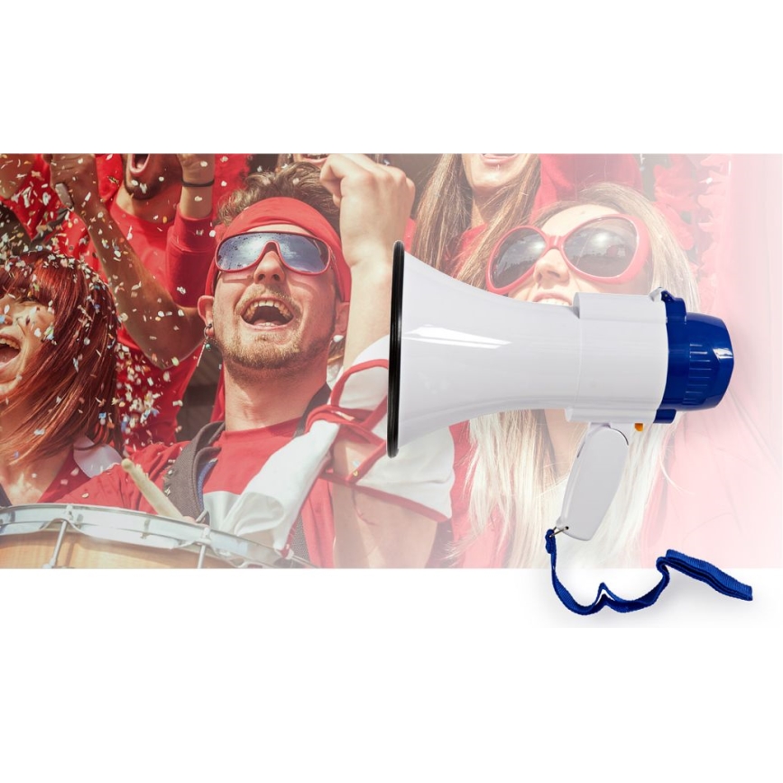 Megafon mit Aufnahmefunktion 10W/4xD