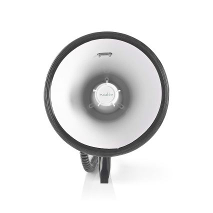 Megafon mit externem Mikrofon USB 25W/8xC weiß/schwarz