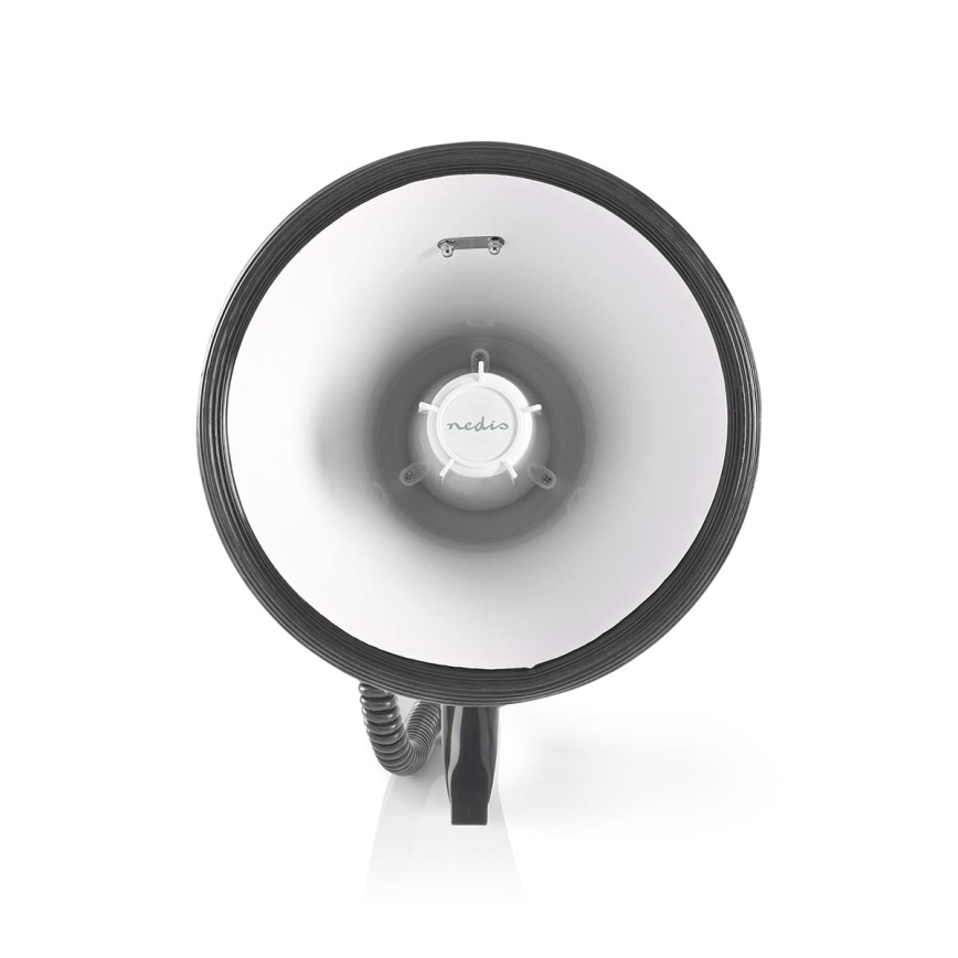 Megafon mit externem Mikrofon USB 25W/8xC weiß/schwarz
