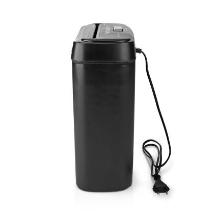 Aktenvernichter A4, 10 l Auffangbehälter, 230 V, schwarz