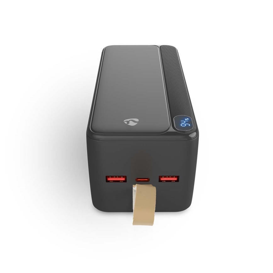 Powerbank mit LED-Display, Power Delivery, 30.000 mAh