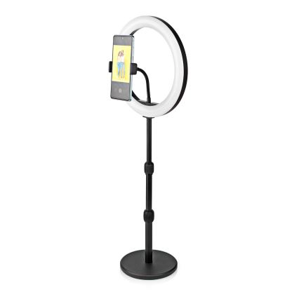 Dimmbare LED-Lampe mit Ständer und Halterung für Vlogging LED/6W/USB 2700-6700K