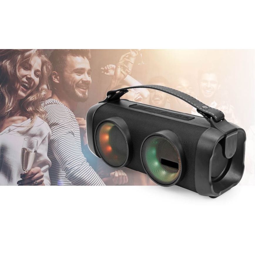 LED RGB Wiederaufladbarer Lautsprecher 24W/3000 mAh IPX5