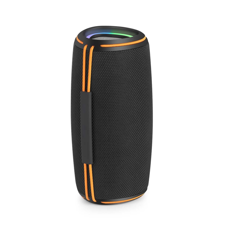 Wiederaufladbarer LED-Lautsprecher 60 W / 2000 mAh, IPX4, schwarz