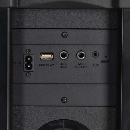 LED RGB Wiederaufladbarer Lautsprecher 240W/4000 mAh + Fernbedienung