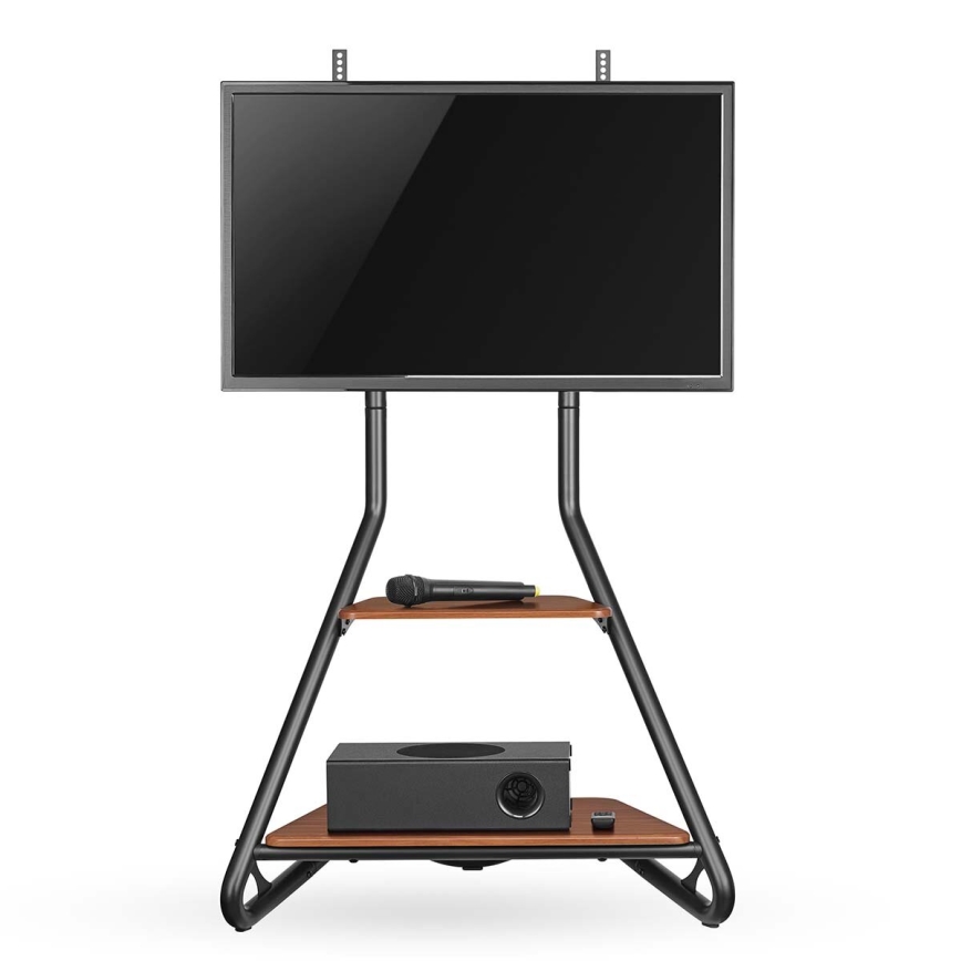 Bodenständer für TV 37-75" schwarz/braun