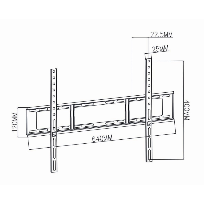 Wandhalterung für TV 37-70” max. 35 kg
