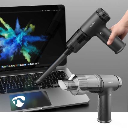 Akku-Handstaubsauger 2in1 90W/6000 mAh grau/schwarz