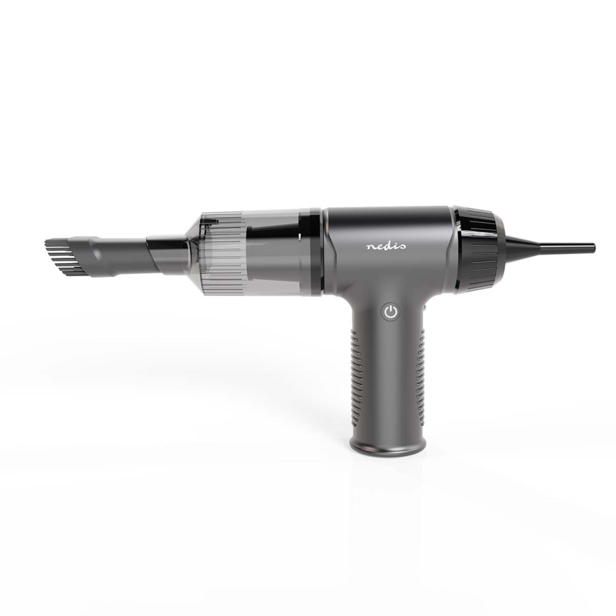 Akku-Handstaubsauger 2in1 90W/6000 mAh grau/schwarz