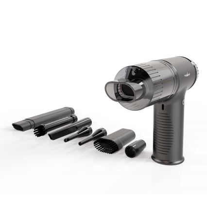 Akku-Handstaubsauger 2in1 90W/6000 mAh grau/schwarz