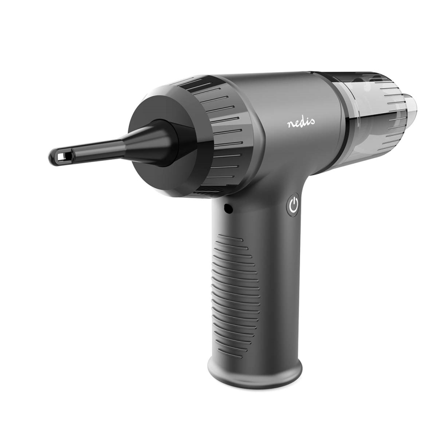 Akku-Handstaubsauger 2in1 90W/6000 mAh grau/schwarz