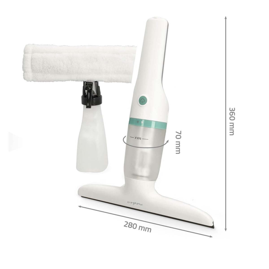 Aufladbarer Fenstersauger 12W/2200 mAh IPX4