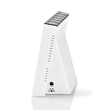 Wetterstation mit Farb-LCD-Anzeige 230V/3xAAA + 2xAA schwarz