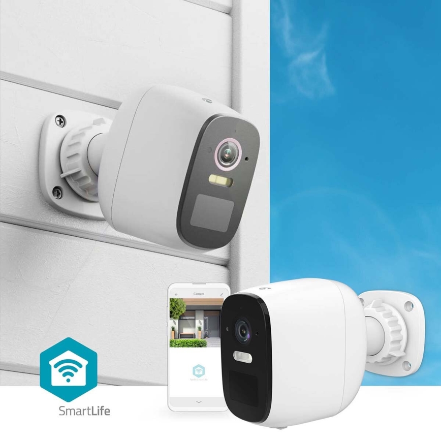 Aufladbare Smart-Kamera mit Sensor für den Outdoor-Bereich SmartLife 4MP Quad HD 1440p 5V/5200mAh Wi-Fi Tuya IP66