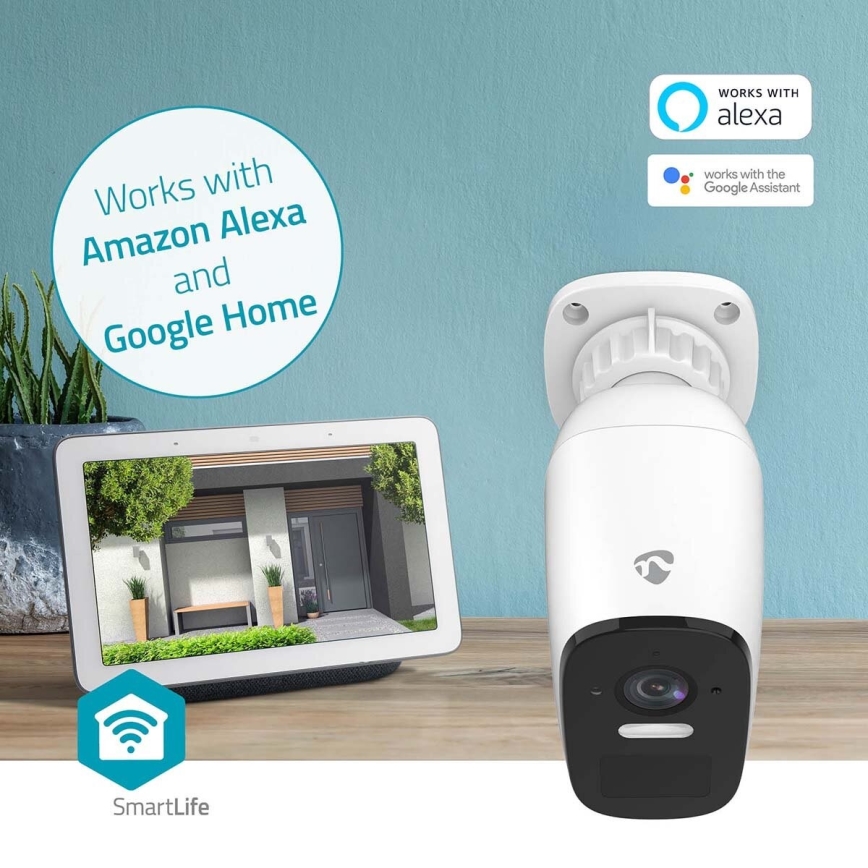 Aufladbare Smart-Kamera mit Sensor für den Outdoor-Bereich SmartLife 4MP Quad HD 1440p 5V/5200mAh Wi-Fi Tuya IP66