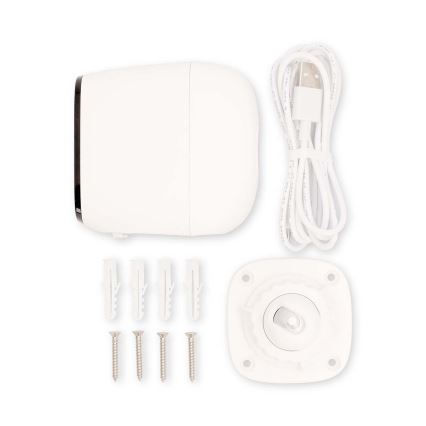 Aufladbare Smart-Kamera mit Sensor für den Outdoor-Bereich SmartLife 4MP Quad HD 1440p 5V/5200mAh Wi-Fi Tuya IP66