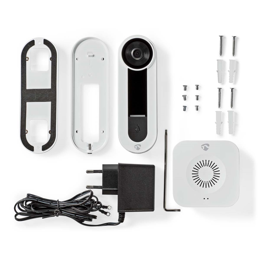 Drathlose Video-Türklingel mit Sensor Full HD 1536p 3xAA Wi-Fi IP65