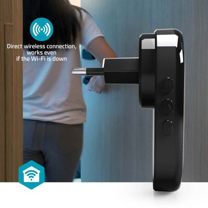 Gong für SmartLife Wi‑Fi-Türklingel, schwarz